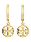 Tory Burch Miller Huggie Hoop Earring In Gold