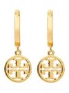 Tory Burch Miller Huggie Hoop Earring In Silver