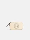 Tory Burch 'miller' Ivory Leather Mini Crossbody Bag In White
