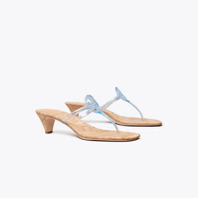 Tory Burch Miller Jelly Kitten Heel In Blue