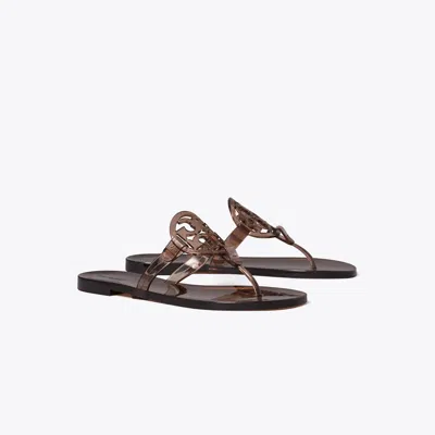 Tory Burch Miller Jelly Sandal In Brown