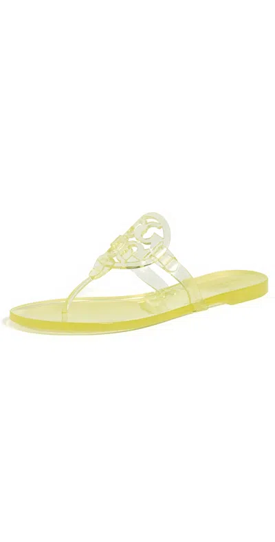 Tory Burch Miller Jelly Sandals Yellow