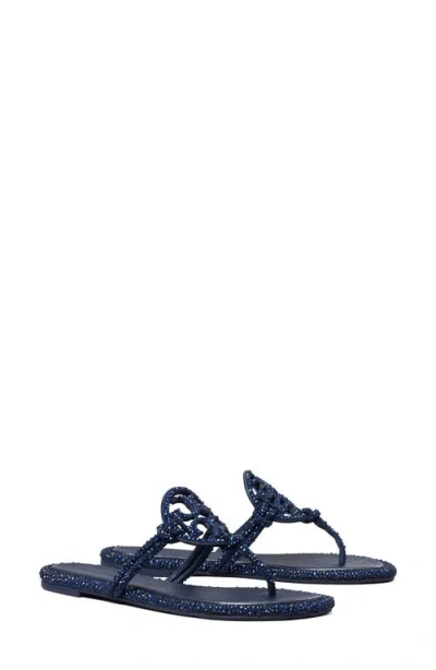 Tory Burch Miller Knotted Crystal Sandal