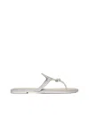 Tory Burch Miller Knotted Pave Sandals In Gray