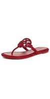 Tory Burch Miller Knotted Pave Sandals Ruby In Ruby