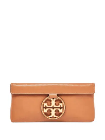 Pre-owned Tory Burch Miller Leather Clutch Bag