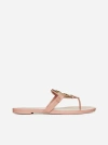 TORY BURCH MILLER LEATHER FLAT SANDALS