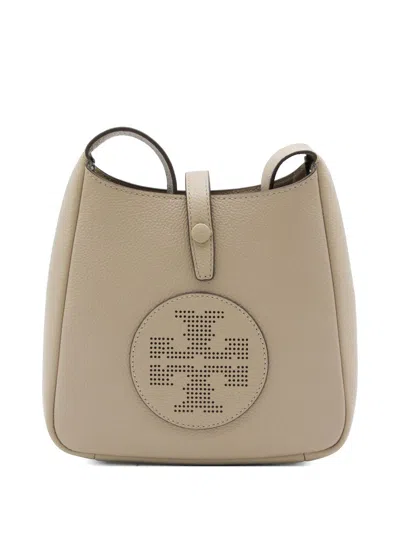 Tory Burch Miller Leather Hobo Bag In Neutral