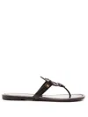 Tory Burch Miller Leather Sandals In Black