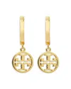 Tory Burch Miller Huggie Hoop Earring In Gold