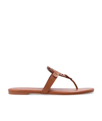 TORY BURCH TORY BURCH MILLER LOGO PLAQUE SANDALS