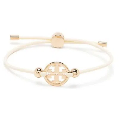 TORY BURCH TORY BURCH MILLER LOGO PLAQUE SLIDER BRACELET