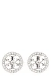 TORY BURCH TORY BURCH MILLER LOGOED EARRINGS