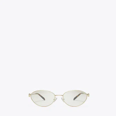Tory Burch Miller Metal Oval Eyeglasses