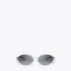 Tory Burch Miller Metal Oval Sunglasses