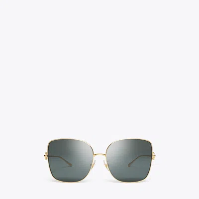 Tory Burch Miller Metal Oversized Butterfly Sunglasses