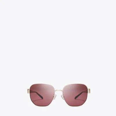 Tory Burch Miller Metal Square Sunglasses