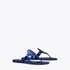 Tory Burch Miller Metallic Sandal In Blue