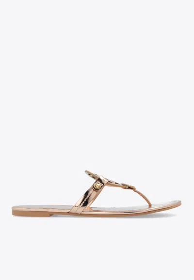 Tory Burch Miller Metallic Thong Sandals