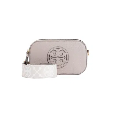 Tory Burch Fresh Clay Cow Leather Miller Mini Bag In Beige
