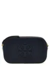 Tory Burch Miller Mini Crossbody Bags Blue In Black