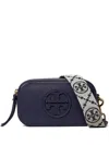Tory Burch Mini Miller Leather Crossbody Bag In Black