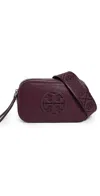 Tory Burch Miller Mini Crossbody Bag Dark Carmine In Red
