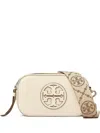 Tory Burch Mini Miller Leather Crossbody Bag In Neutral
