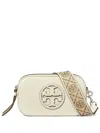Tory Burch Miller Mini Leather Crossbody Bag In Neutrals