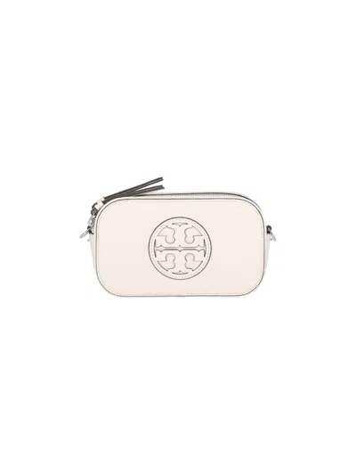 Tory Burch Miller Mini Crossbody Bag In White