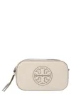Tory Burch Mini Miller Leather Crossbody Bag In Neutral