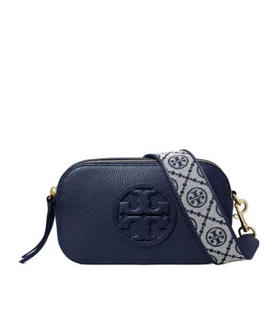 Tory Burch Miller Mini Crossbody In Blue