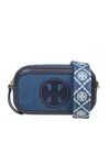Tory Burch Mini Miller Denim Crossbody Bag In Denim