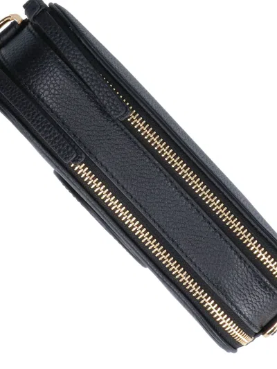 Tory Burch Miller Mini Leather Camera Bag In Black