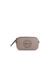 Tory Burch Miller' Mini Leather Camera Bag Nude In Pink