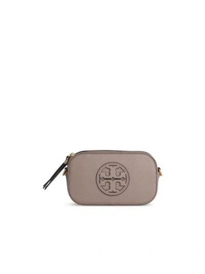 Tory Burch Miller' Mini Leather Camera Bag Nude In Pink