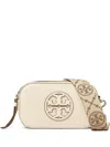 Tory Burch Mini Miller Leather Crossbody Bag In Neutral