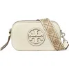 Tory Burch Miller Mini Leather Crossbody Bag In New Ivory