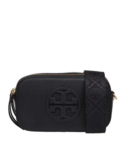 Tory Burch Miller Mini Shoulder Bag In Black Leather