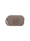 Tory Burch Miller Mini Shoulder Bag In Brown Leather In Brown