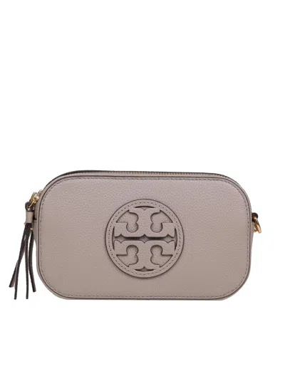 Tory Burch Leather Shoulder Bag In Clay