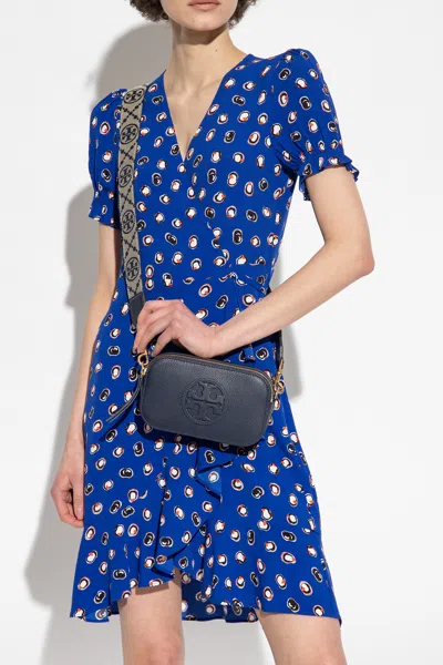 Tory Burch ‘miller Mini' Shoulder Bag In Navy Blue