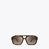 Tory Burch Miller Navigator Sunglasses In Brown