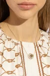 Tory Burch ‘miller' Necklace With Logo In Gold