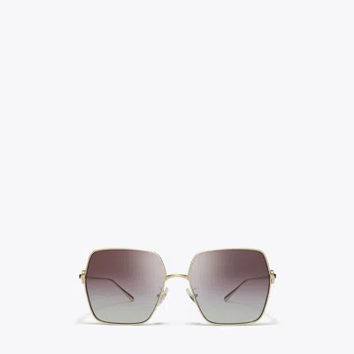 Tory Burch Miller Oversized Square Sunglasses