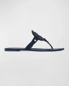 Tory Burch Miller Patent Leather Sandals In Perfect Navy