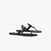 Tory Burch Miller Patent Sandal In Black