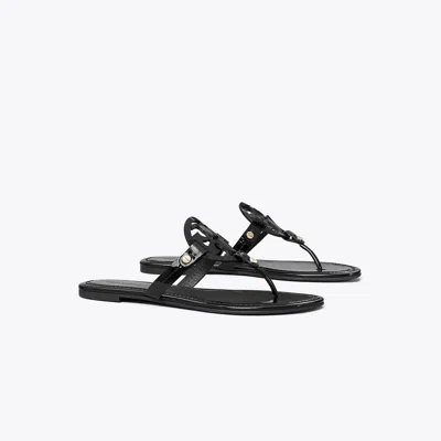 Tory Burch Miller Patent Sandal In Black