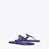 Tory Burch Miller Patent Sandal In Deep Purple