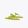 Tory Burch Miller Patent Sandal In Green